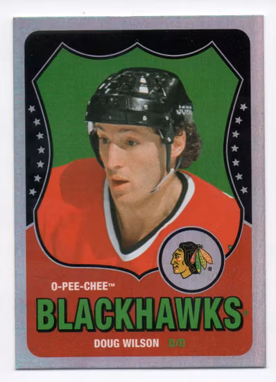2010-11 O-Pee-Chee Retro Rainbow #587 Doug Wilson L (20-89x3-BLACKHAWKS)