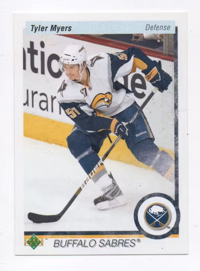 2010-11 Upper Deck 20th Anniversary Parallel #177 Tyler Myers (12-89x8-SABRES)