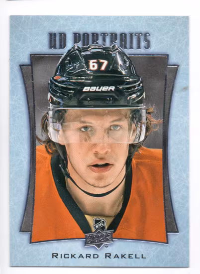2016-17 Upper Deck UD Portraits #P24 Rickard Rakell (10-86x5-DUCKS)