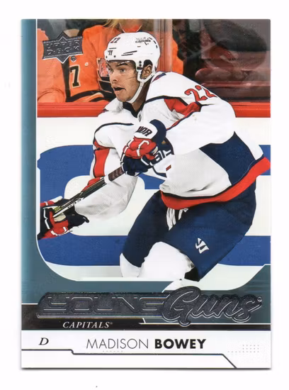 2017-18 Upper Deck #457 Madison Bowey YG RC (30-46x1-CAPITALS)