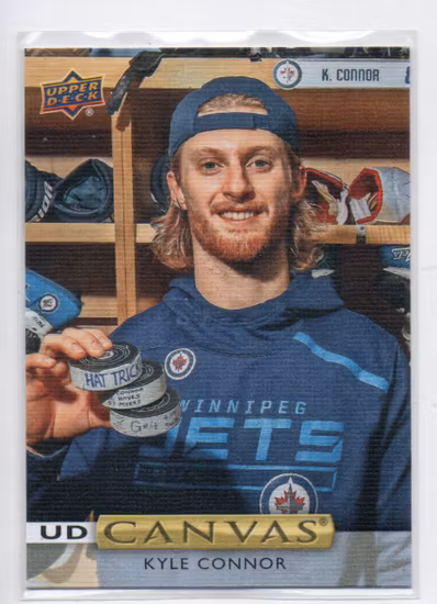 2019-20 Upper Deck Canvas #C48 Kyle Connor (10-46x5-NHLJETS)