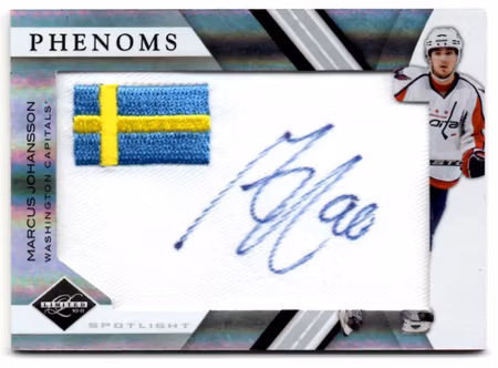 2010-11 Limited Silver Spotlight #195 Marcus Johansson AU (500-HIGHEND-CAPITALS)