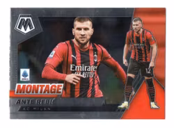 2021-22 Panini Mosaic Serie A Montage #1 Ante Rebic (15-46x7-ACMILAN)