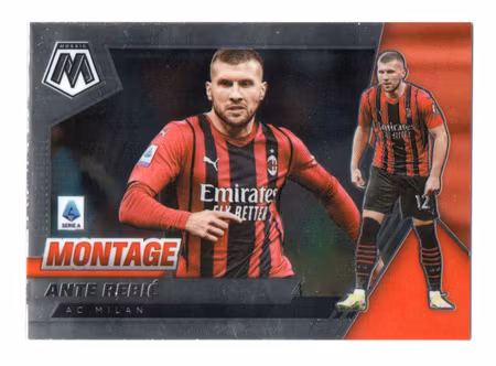 2021-22 Panini Mosaic Serie A Montage #1 Ante Rebic (15-46x7-ACMILAN)