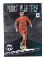 2021-22 Panini Mosaic Serie A Pitch Masters #4 Gianluca Mancini (15-7x8-ASROMA)