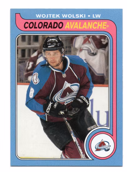 2008-09 O-Pee-Chee 1979-80 Retro #13 Wojtek Wolski (10-97x7-AVALANCHE)