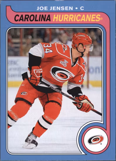 2008-09 O-Pee-Chee 1979-80 Retro #553 Joe Jensen (20-101x5-HURRICANES)