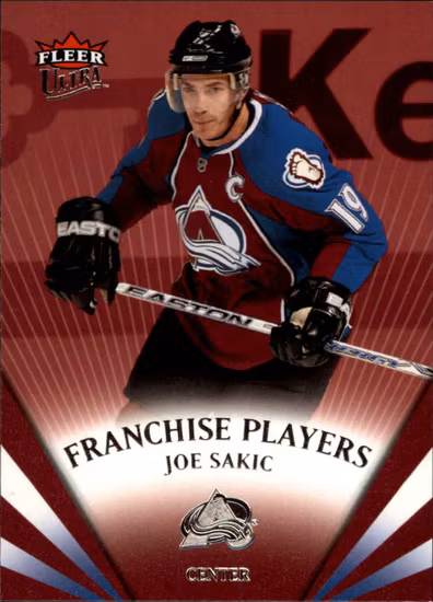 2008-09 Ultra Franchise Players #FP5 Joe Sakic (15-112x7-AVALANCHE)