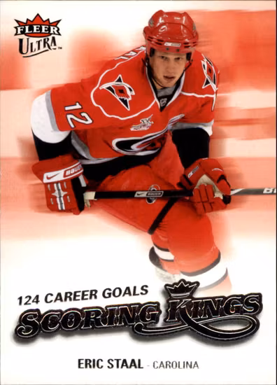 2008-09 Ultra Scoring Kings #SK15 Eric Staal (10-111x9-HURRICANES)