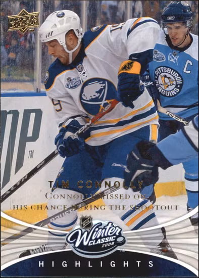 2008-09 Upper Deck Winter Classic #WC14 Tim Connolly (12-110x9-SABRES)