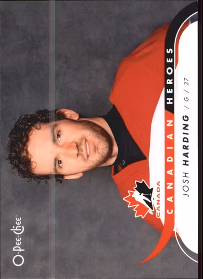 2009-10 O-Pee-Chee Canadian Heroes #CBHA Josh Harding (10-94x2-CANADA)