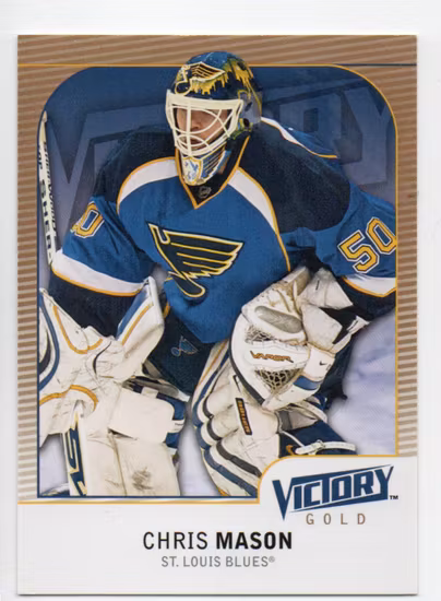 2009-10 Upper Deck Victory Gold #292 Chris Mason (20-98x9-BLUES)
