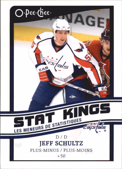 2010-11 O-Pee-Chee Stat Kings #SK12 Jeff Schultz (10-104x9-CAPITALS)