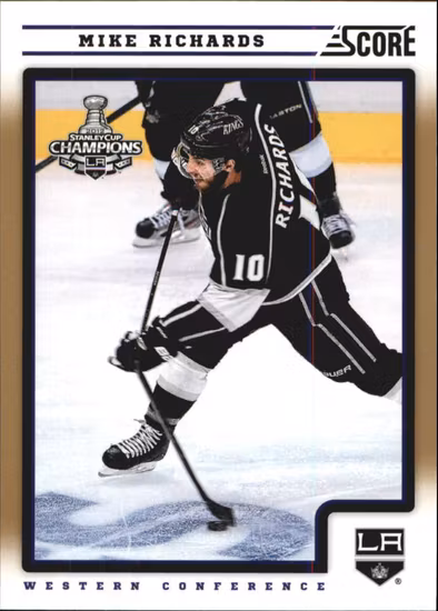 2012-13 Score Gold Rush #227 Mike Richards (10-118x5-NHLKINGS)