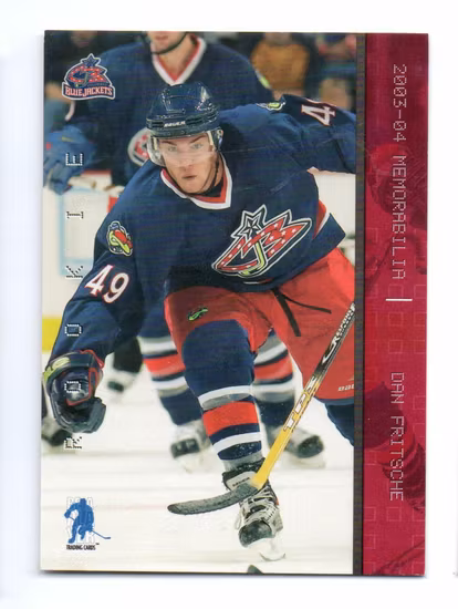 2003-04 BAP Memorabilia Ruby #177 Dan Fritsche (15-166x5-BLUEJACKETS)