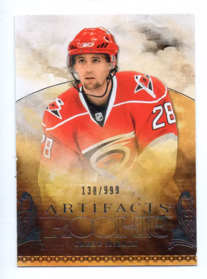 2010-11 Artifacts #103 Jamie McBain RC (20-157x7-HURRICANES)
