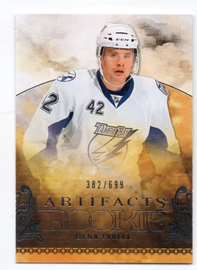 2010-11 Artifacts #227 Dana Tyrell RC (40-157x1-LIGHTNING)