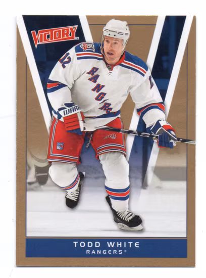 2010-11 Upper Deck Victory Gold #281 Todd White (12-179x7-RANGERS)