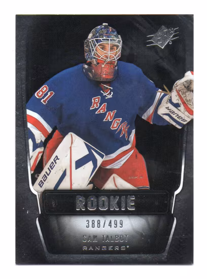 2011-12 SPx #131 Cam Talbot RC (60-163x9-RANGERS)