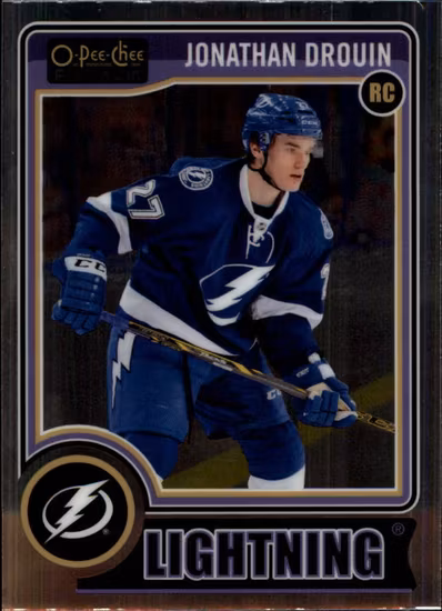 2014-15 O-Pee-Chee Platinum #185A Jonathan Drouin RC (20-130x4-LIGHTNING)