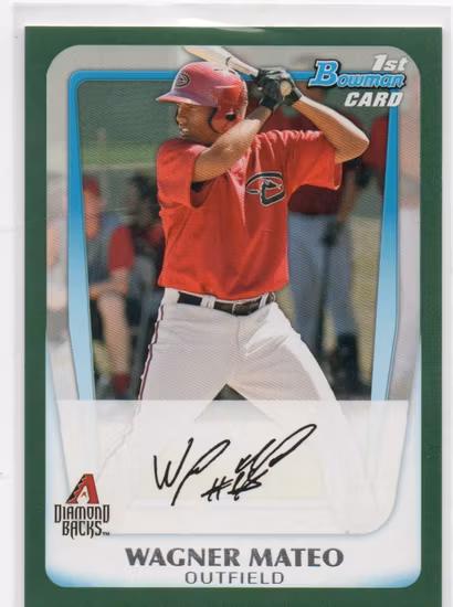 2011 Bowman Prospects Green #BP88 Wagner Mateo (20-248x9-MLBDIAMONDBACKS)