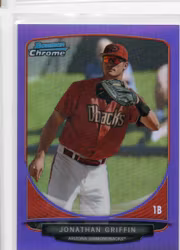 2013 Bowman Chrome Prospects Purple Refractors #BCP2 Jonathan Griffin (30-248x2-MLBDIAMONDBACKS)