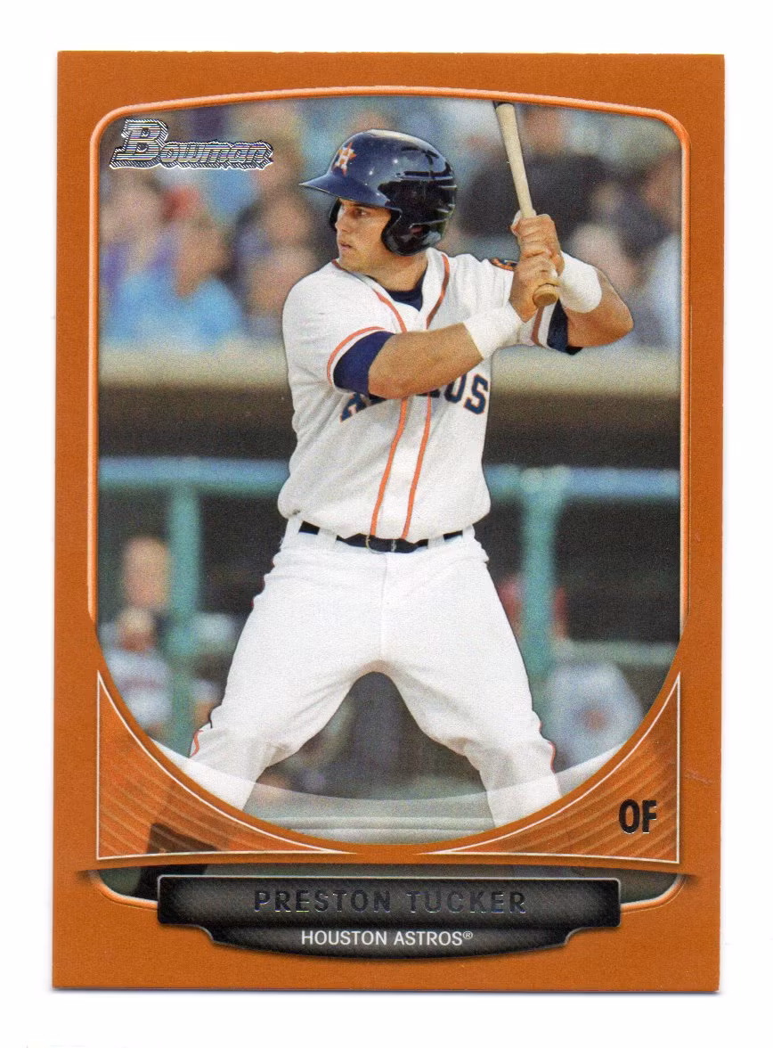 2013 Bowman Draft Top Prospects Orange #TP11 Preston Tucker (15-272x7-MLBASTROS)