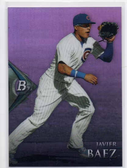 2014 Bowman Platinum Chrome Prospects Purple Refractors #BPCP50 Javier Baez (25-245x1-MLBCUBS)