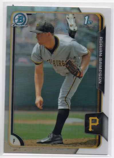 2015 Bowman Chrome Prospects Refractors #BCP20 Adrian Sampson (20-271x1-MLBPIRATES)