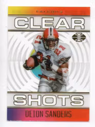 2021 Panini Illusions Clear Shots #10 Deion Sanders (20-261x6-NFLFALCONS)