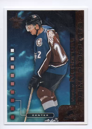 2001-02 Vanguard Prime Prospects #3 Vaclav Nedorost (10-299x5-AVALANCHE)