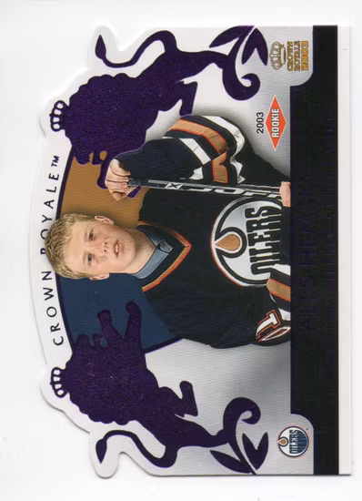 2002-03 Crown Royale Purple #114 Ales Hemsky (30-280x2-OILERS)