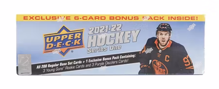 2021-22 Upper Deck Series 1 (Factory Set with 3 YG + Purple Dazzlers!)