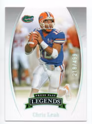 2007 Press Pass Legends Silver #14 Chris Leak (12-214x7-NFLOTHERS)