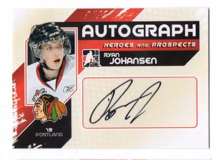 2010-11 ITG Heroes and Prospects Autographs #ARJ Ryan Johansen (80-189x1-PREDATORS)