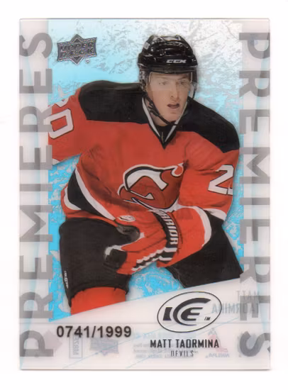 2010-11 Upper Deck Ice #64 Matt Taormina B RC (20-209x8-DEVILS)
