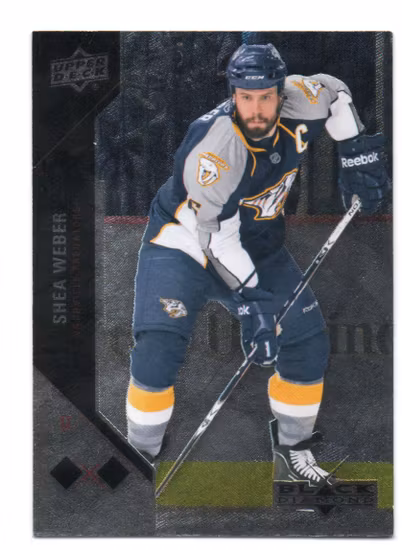 2011-12 Black Diamond #108 Shea Weber (10-219x5-PREDATORS)