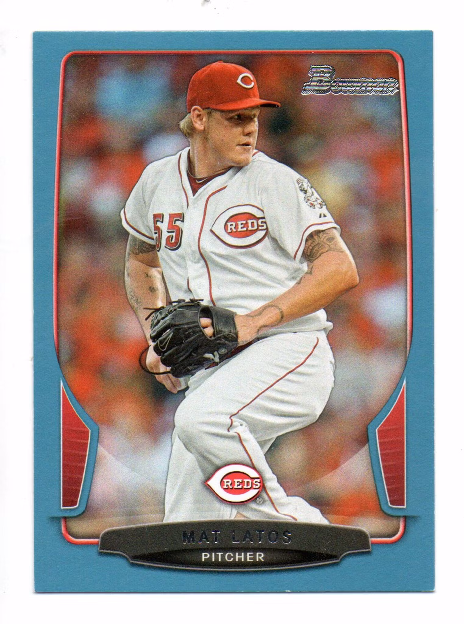 2013 Bowman Blue #113 Mat Latos (12-290x6-MLBREDS)