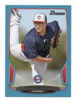 2013 Bowman Blue #163 Vance Worley (15-290x2-MLBTWINS)