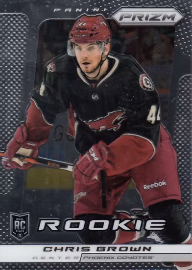 2013-14 Panini Prizm #275 Chris Brown RC (10-202x4-COYOTES)