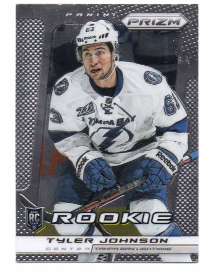 2013-14 Panini Prizm #287 Tyler Johnson RC (15-239x5-LIGHTNING)