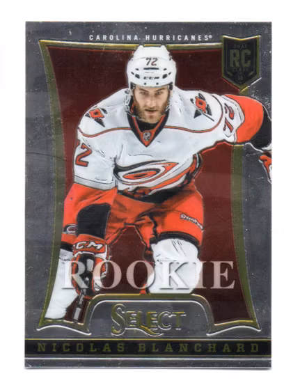 2013-14 Select #383 Nicolas Blanchard RC (10-226x5-HURRICANES)