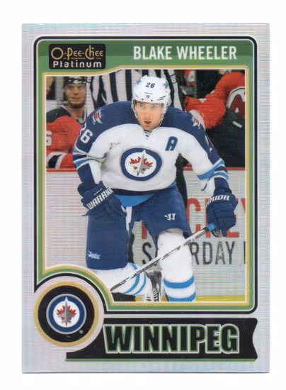2014-15 O-Pee-Chee Platinum Rainbow #73 Blake Wheeler (10-206x7-NHLJETS)