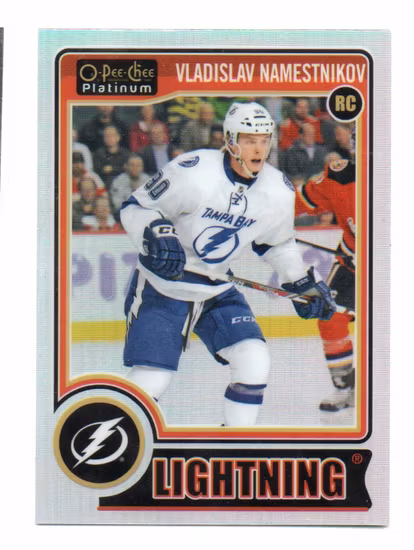 2014-15 O-Pee-Chee Platinum Rainbow #196 Vladislav Namestnikov (15-204x9-LIGHTNING)