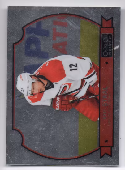 2014-15 O-Pee-Chee Platinum Retro #48 Eric Staal (10-203x1-HURRICANES)