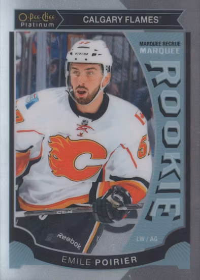 2015-16 O-Pee-Chee Platinum Marquee Rookies #M2 Emile Poirier (10-203x9-FLAMES)