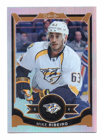 2015-16 O-Pee-Chee Rainbow #318 Mike Ribeiro (10-215x4-PREDATORS)