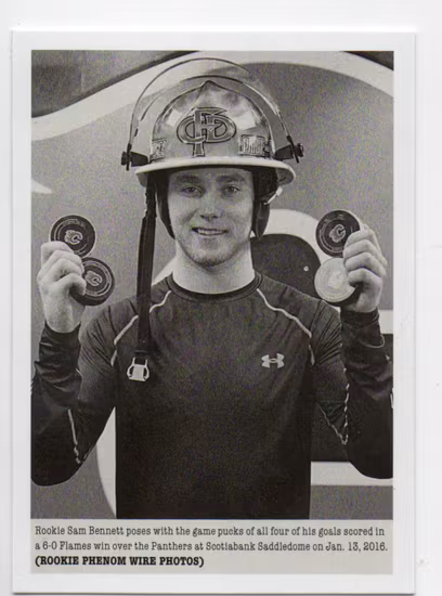 2015-16 Upper Deck Portfolio #314 Sam Bennett (20-299x1-FLAMES)