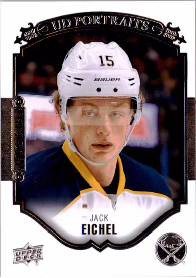 2015-16 Upper Deck UD Portraits #P61 Jack Eichel (40-199x9-SABRES)