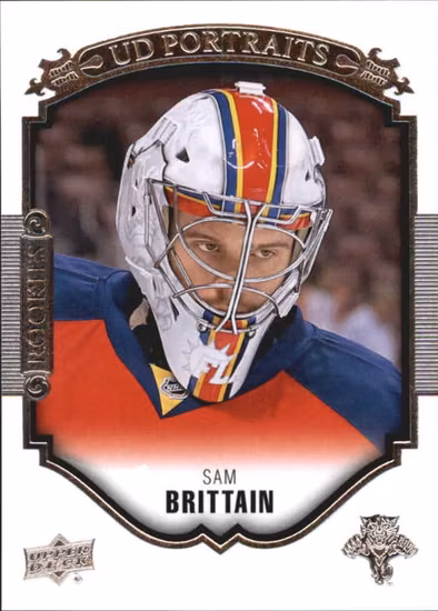 2015-16 Upper Deck UD Portraits #P108 Sam Brittain (12-199x1-NHLPANTHERS)